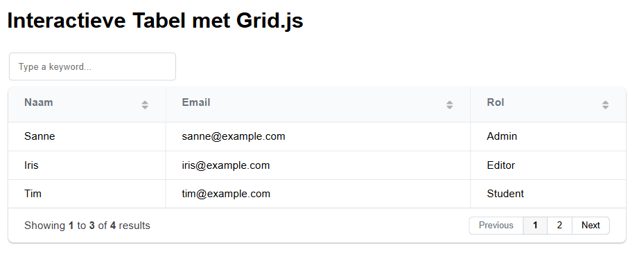 voorbeeld Grid.js